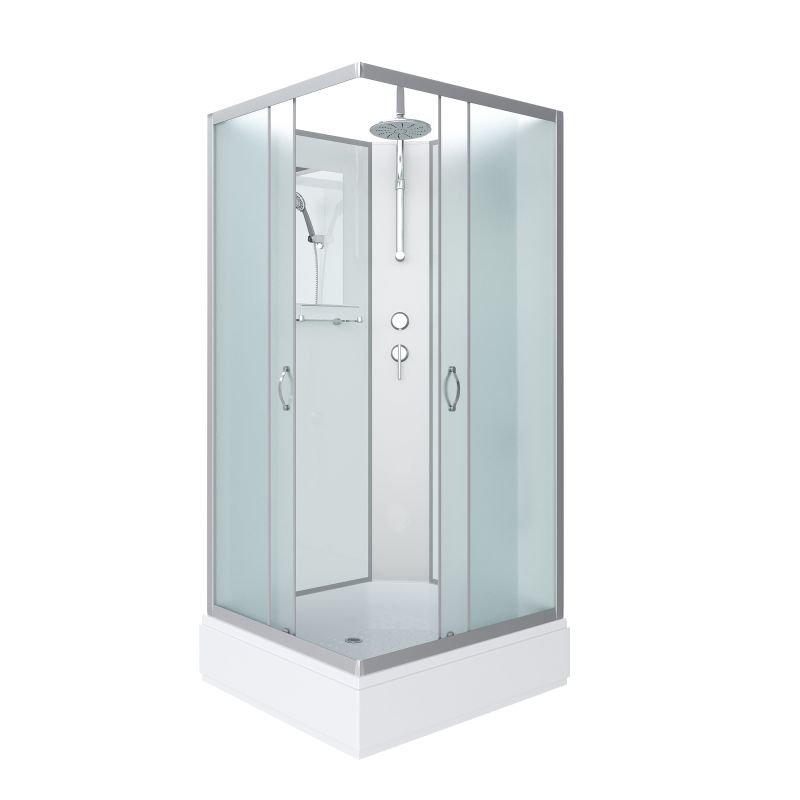 Душевая кабина NIAGARA Classic NG-33084-14QBKT (1000х800х2100-2400) средний поддон (26см) стекло МАТОВОЕ 4 места Душевая кабина NIAGARA Classic NG-33084-14QBKT (1000х800х2100-2400) средний поддон (26см) стекло МАТОВОЕ 4 места