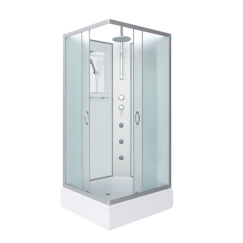 Душевая кабина NIAGARA Classic NG-33084-14QBKTG (1000х800х2100-2400) средний поддон (26см) стекло МАТОВОЕ 4 места Душевая кабина NIAGARA Classic NG-33084-14QBKTG (1000х800х2100-2400) средний поддон (26см) стекло МАТОВОЕ 4 места