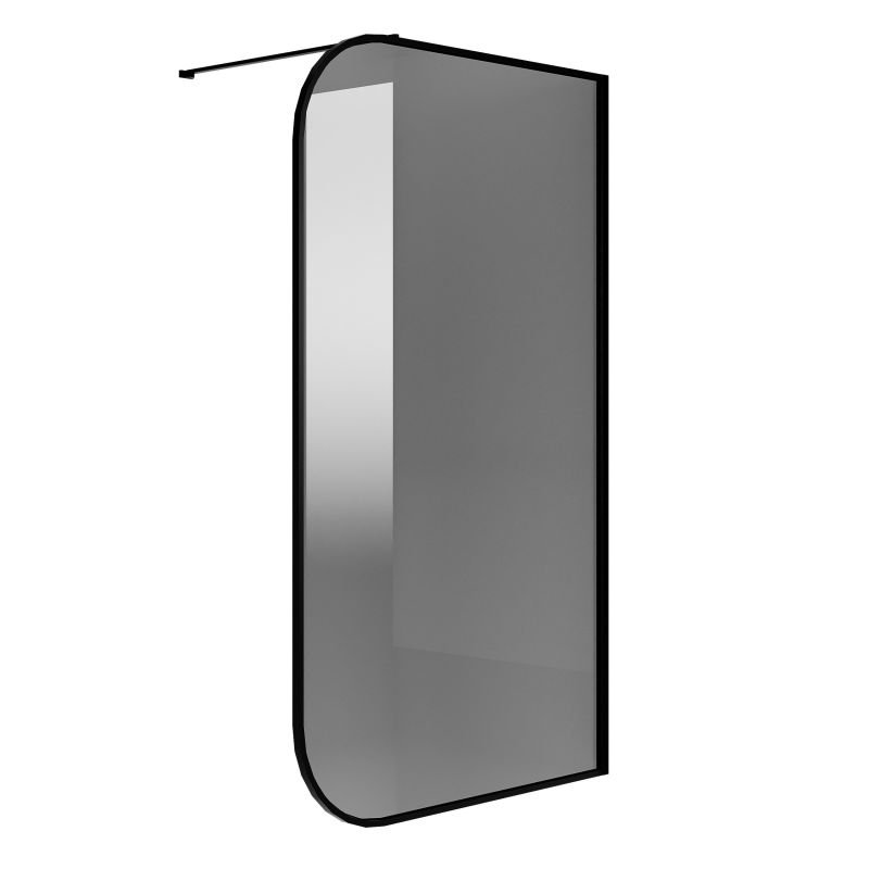 Душевая перегородка Niagara NG-689-90TBLACK (90*200) черный матовый, стекло тонированное,1 место Душевая перегородка Niagara NG-689-90TBLACK (90*200) черный матовый, стекло тонированное,1 место