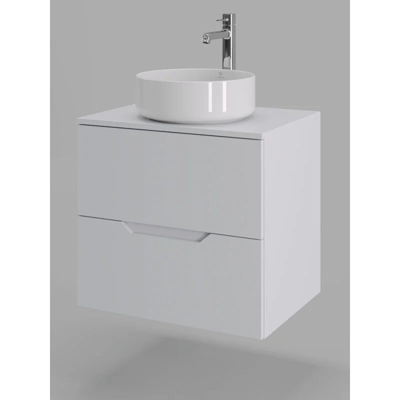 Orange Line Li-60TuwMDF+B09-360W тумба с раковиной подвесная 60 см, белый Orange Line Li-60TuwMDF+B09-360W тумба с раковиной подвесная 60 см, белый