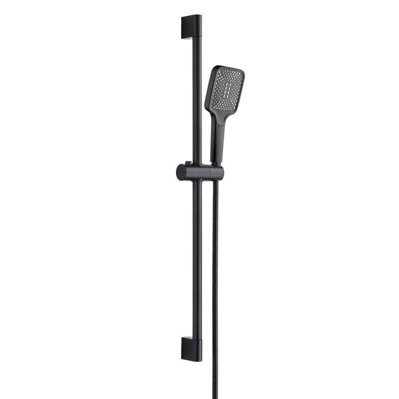Orange O-Shower OS814b Душевой гарнитур, штанга 700 мм, лейка 1 режим, шланг 1,5 м, черный Orange O-Shower OS814b Душевой гарнитур, штанга 700 мм, лейка 1 режим, шланг 1,5 м, черный