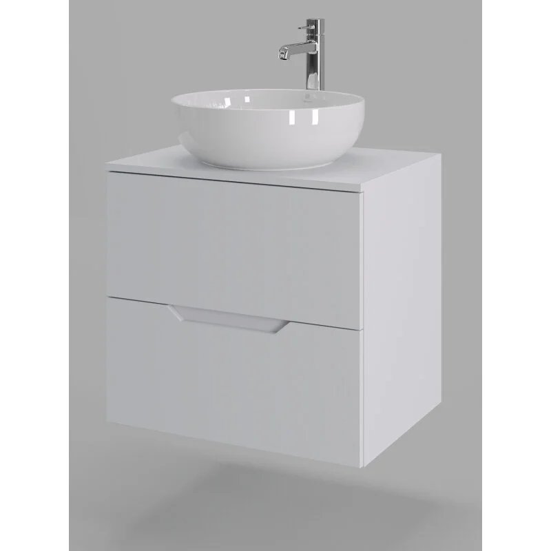 Orange Line Li-60TuwMDF+B07-420W тумба с раковиной подвесная 60 см, белый Orange Line Li-60TuwMDF+B07-420W тумба с раковиной подвесная 60 см, белый