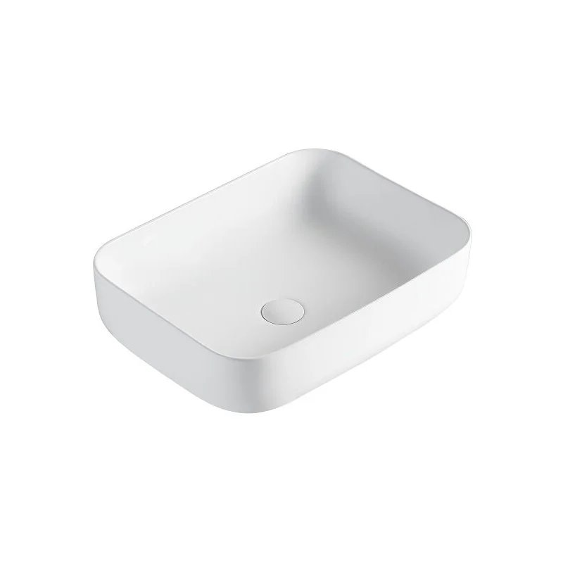 Orange B05-500W раковина накладная санфарфор, белый глянец Orange B05-500W раковина накладная санфарфор, белый глянец