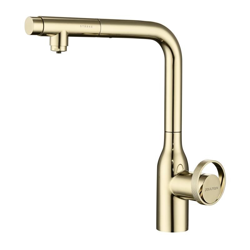 Смеситель для кухни Paulmark Urban Ur213104-G Золото Смеситель для кухни Paulmark Urban Ur213104-G Золото