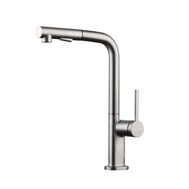 Смеситель для кухни Paulmark Neo Ne214419-Ni Никель Смеситель для кухни Paulmark Neo Ne214419-Ni Никель