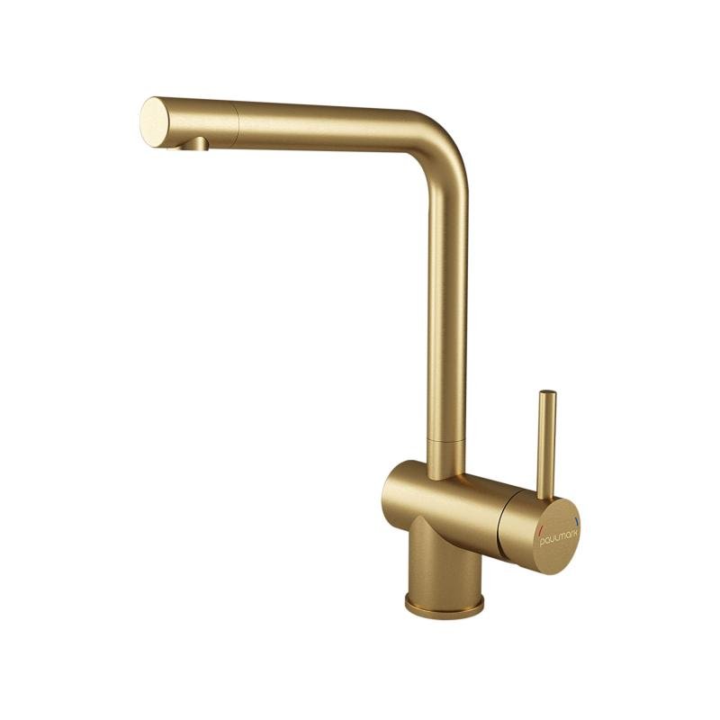 Смеситель для кухни Paulmark Spring Sp212067-BG Брашированное золото Смеситель для кухни Paulmark Spring Sp212067-BG Брашированное золото