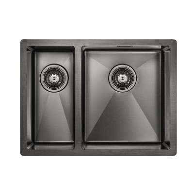 Мойка кухонная Paulmark Annex PM545944-GMR из нержав...