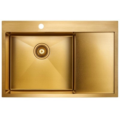 Кухонная мойка Paulmark Elde 78 L PM807851-BGL Браши...