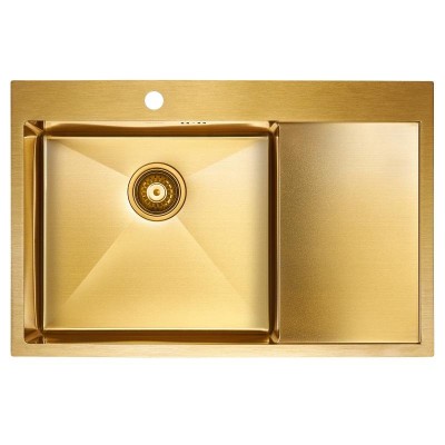 Кухонная мойка Paulmark Atlan 78 L PM217851-BGL Браш...