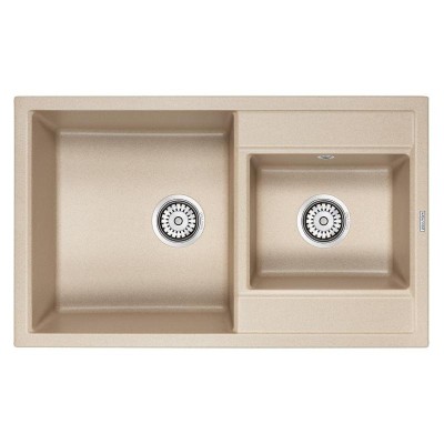 Мойка кухонная Paulmark Tandem 80/1.5 PM238250-QU из...