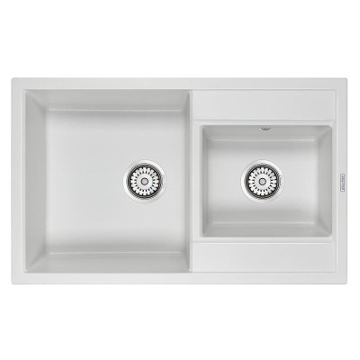Мойка кухонная Paulmark Tandem 80/1.5 PM238250-WH из...