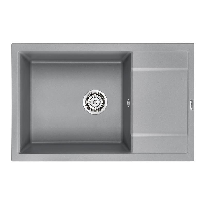 Кухонная мойка Paulmark Verlass PM317850-GRM Серый металлик Кухонная мойка Paulmark Verlass PM317850-GRM Серый металлик