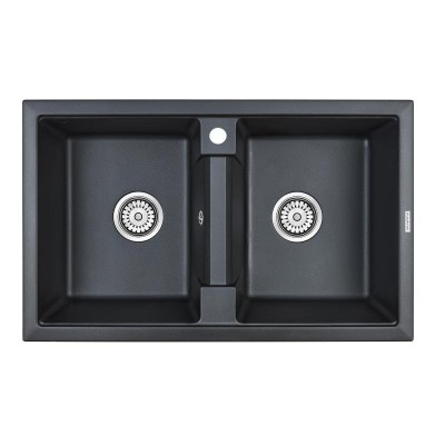 Кухонная мойка Paulmark Zwilling PM238150-BLM Черный...