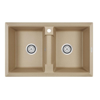 Мойка кухонная Paulmark Tandem 80/2 PM238150-QU из и...