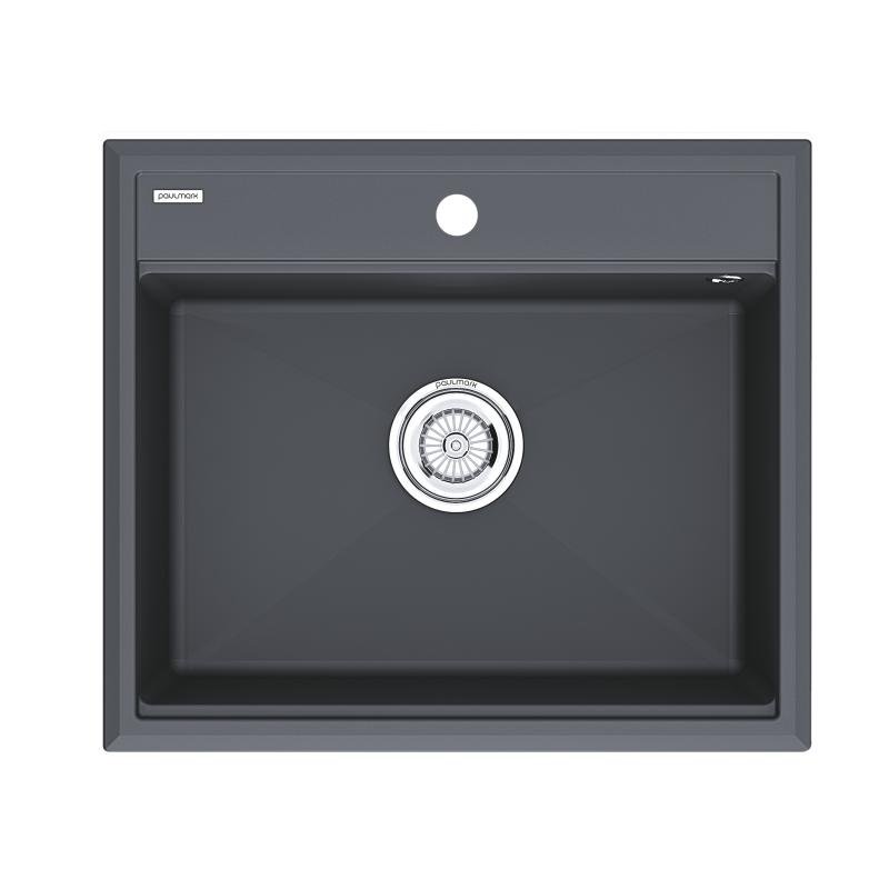 Кухонная мойка Paulmark Stepia-590 PM115951-AN Антрацит Кухонная мойка Paulmark Stepia-590 PM115951-AN Антрацит