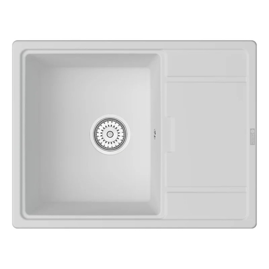 Мойка кухонная Point Стил 65 PN3009W, белый