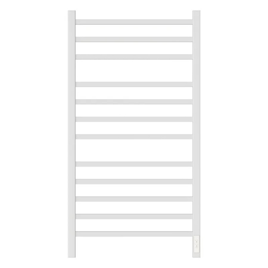 Полотенцесушитель электрический Point Вега PN71850W П12 500x1000, диммер справа, белый