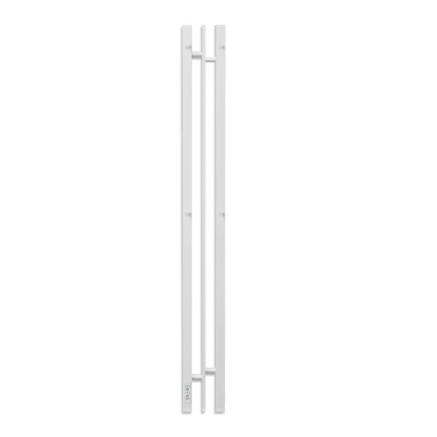Полотенцесушитель электрический Point Фрея PN20712W П2 100x1200 диммер слева, белый