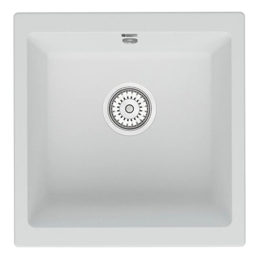 Мойка кухонная Point Бату 45 PN3008W, белый