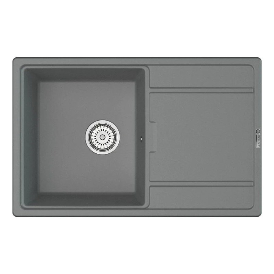 Мойка кухонная Point Лаура 78 PN3005AL, серый