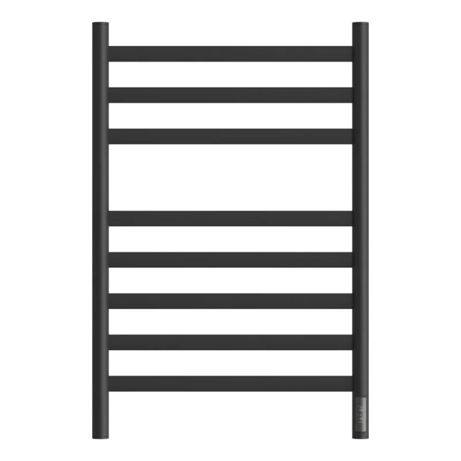 Полотенцесушитель электрический Point Селена PN16858B П8 500x800, диммер справа, черный
