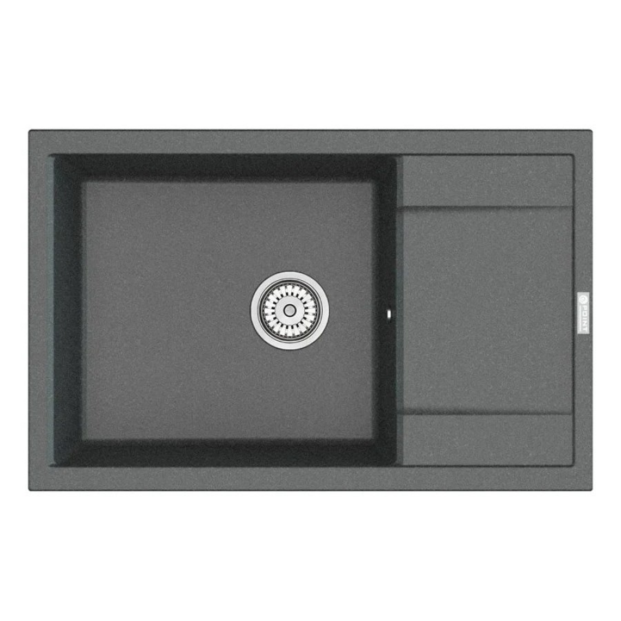 Мойка кухонная Point Велета 78 PN3002GR, графит