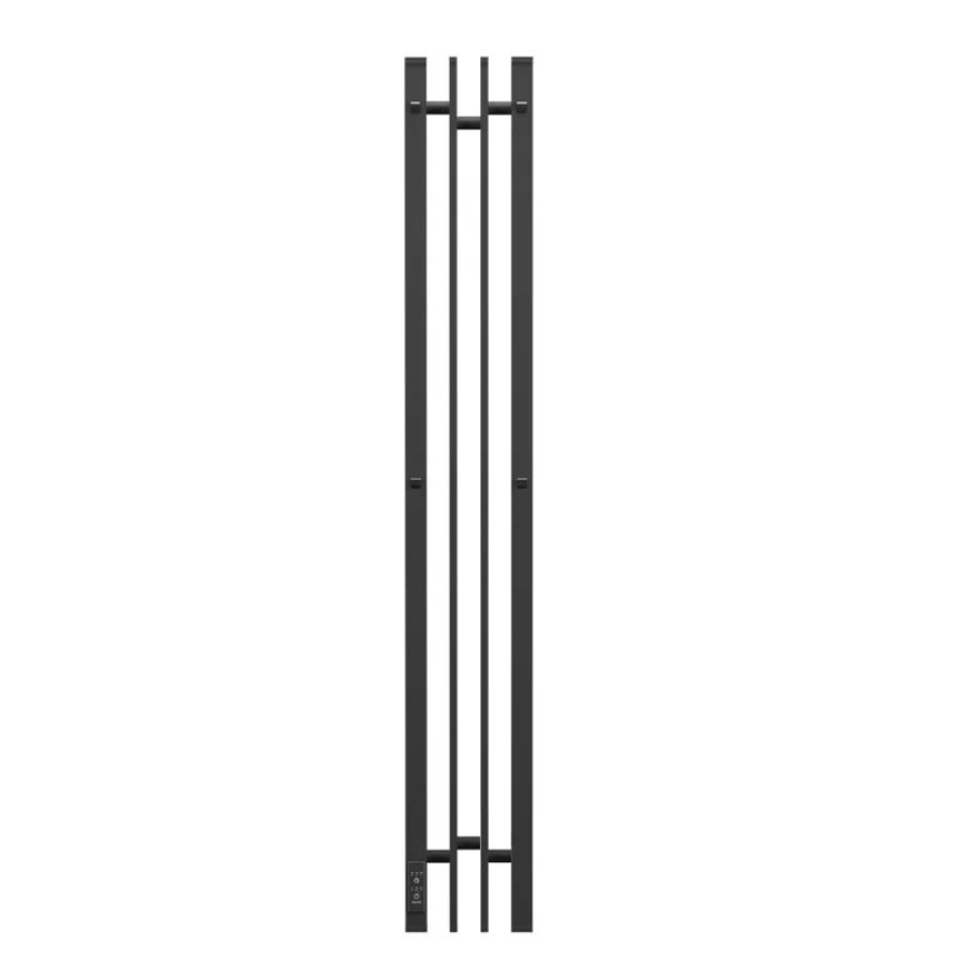 Полотенцесушитель электрический Point Фрея PN20722B П2 140x1200 диммер слева, черный
