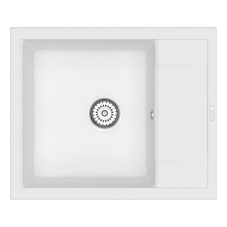 Мойка кухонная Point Римо 60 PN3010W, белый