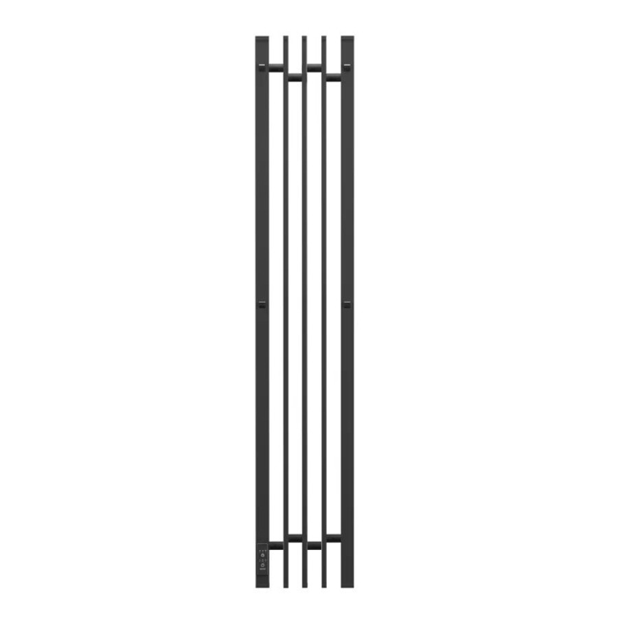 Полотенцесушитель электрический Point Фрея PN20732B П2 180x1200 диммер слева, черный