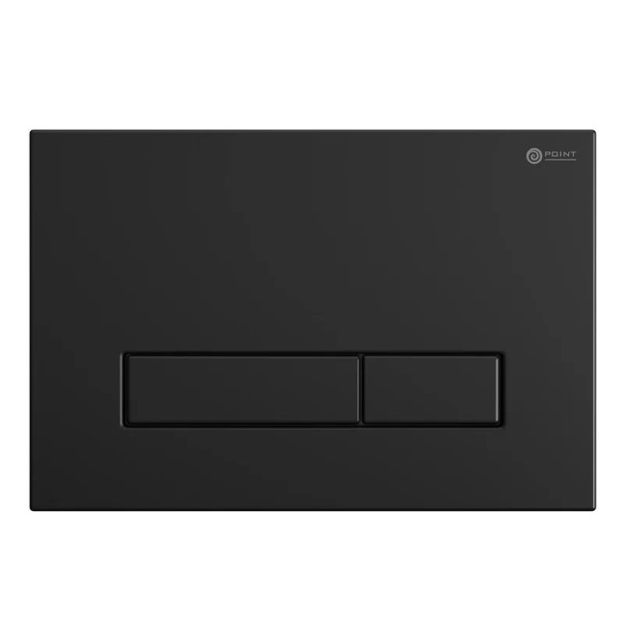 Клавиша смыва Point Меркурий PN44831BM для инсталляции, черная матовая