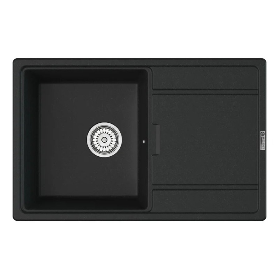 Мойка кухонная Point Лаура 78 PN3005B, черный
