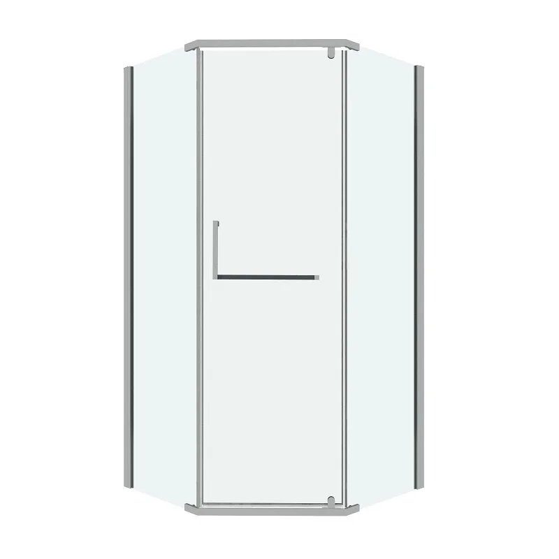 Душевой уголок Grossman 302.K33.03.9090.10.00 Pragma (90*90*195) трапеция,распашная,хром,стекло прозрачн,1ме Душевой уголок Grossman 302.K33.03.9090.10.00 Pragma (90*90*195) трапеция,распашная,хром,стекло прозрачн,1ме