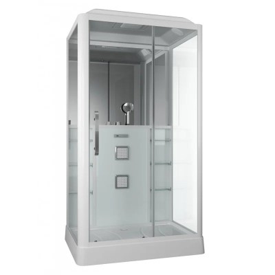 Душ.каб. GR127L (90x120x225) GROSSMAN 3 места