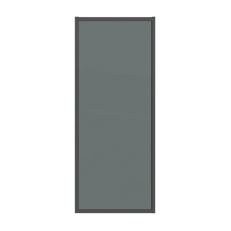 Боковая стенка Grossman 200.K33.05.90.21.10 Style (90*195) черный матовый, стекло тонированное, 1 место Боковая стенка Grossman 200.K33.05.90.21.10 Style (90*195) черный матовый, стекло тонированное, 1 место