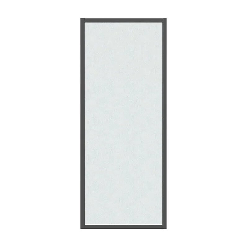 Боковая стенка Grossman 200.K33.05.90.21.02 Style (90*195) черный матовый, стекло шиншилла, 1 место Боковая стенка Grossman 200.K33.05.90.21.02 Style (90*195) черный матовый, стекло шиншилла, 1 место