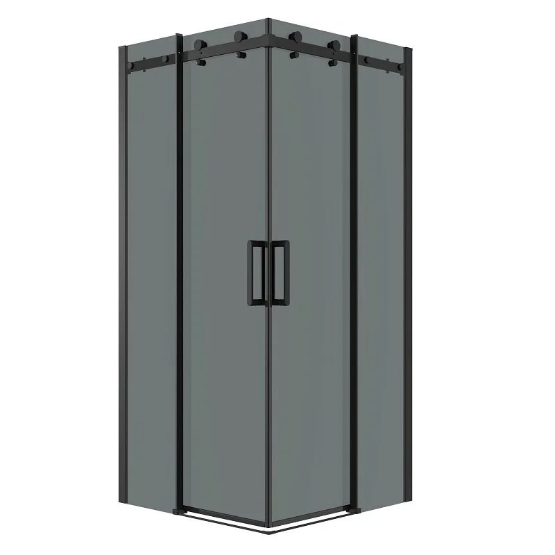 Душевой уголок Grossman 300.K33.04.9090.21.10 Classic (90*90*195) квадрат,раздвижн,черн.мат,стекло тонированное 2 места Душевой уголок Grossman 300.K33.04.9090.21.10 Classic (90*90*195) квадрат,раздвижн,черн.мат,стекло тонированное 2 места
