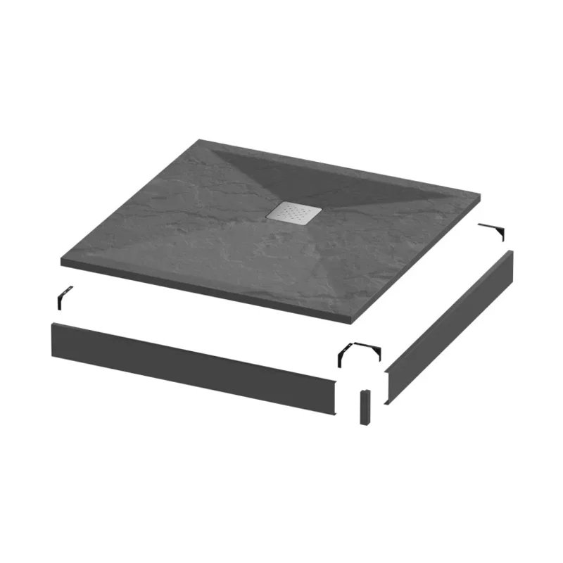 Экран Grossman черный металлический для квадратного поддона GR-S29090Q (90*90) Strong Экран Grossman черный металлический для квадратного поддона GR-S29090Q (90*90) Strong