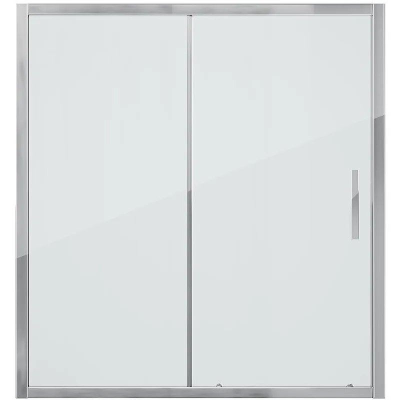 Шторка для ванны Grossman GR-150/2 (140*150) алюминиевый профиль, стекло ПРОЗРАЧНОЕ 6мм 2 места Шторка для ванны Grossman GR-150/2 (140*150) алюминиевый профиль, стекло ПРОЗРАЧНОЕ 6мм 2 места