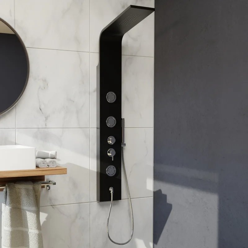 Душевая панель RGW Shower Panels SP-04 B21140104-04 Черный Душевая панель RGW Shower Panels SP-04 B21140104-04 Черный