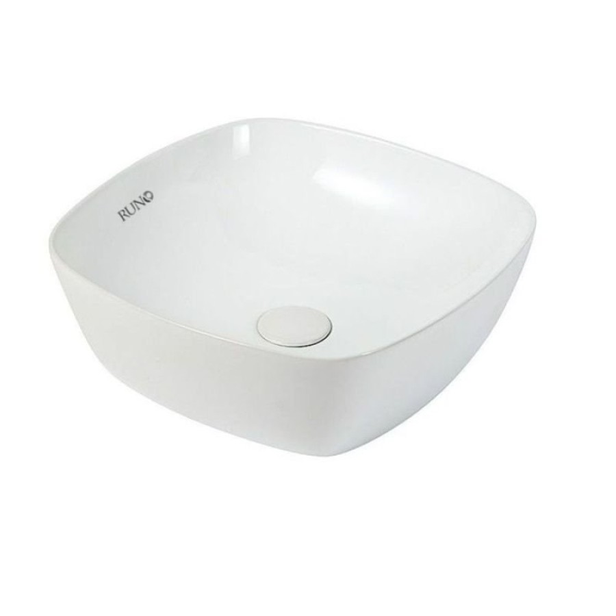 Умывальник Runo мебельный Bella 41x41 квадратная 00-00001991 Белый
