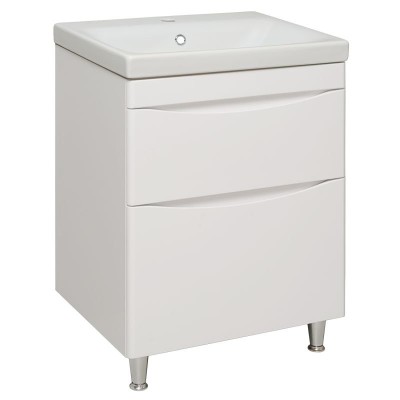 Тумба под раковину Runo Афина 60 00-00001169 Белая