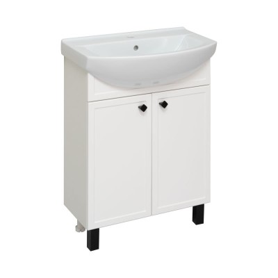 Тумба под раковину Runo Римини 65 00-00001254 Белая