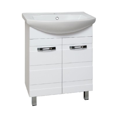 Тумба под раковину Runo Турин 65 УТ000002093 Белая