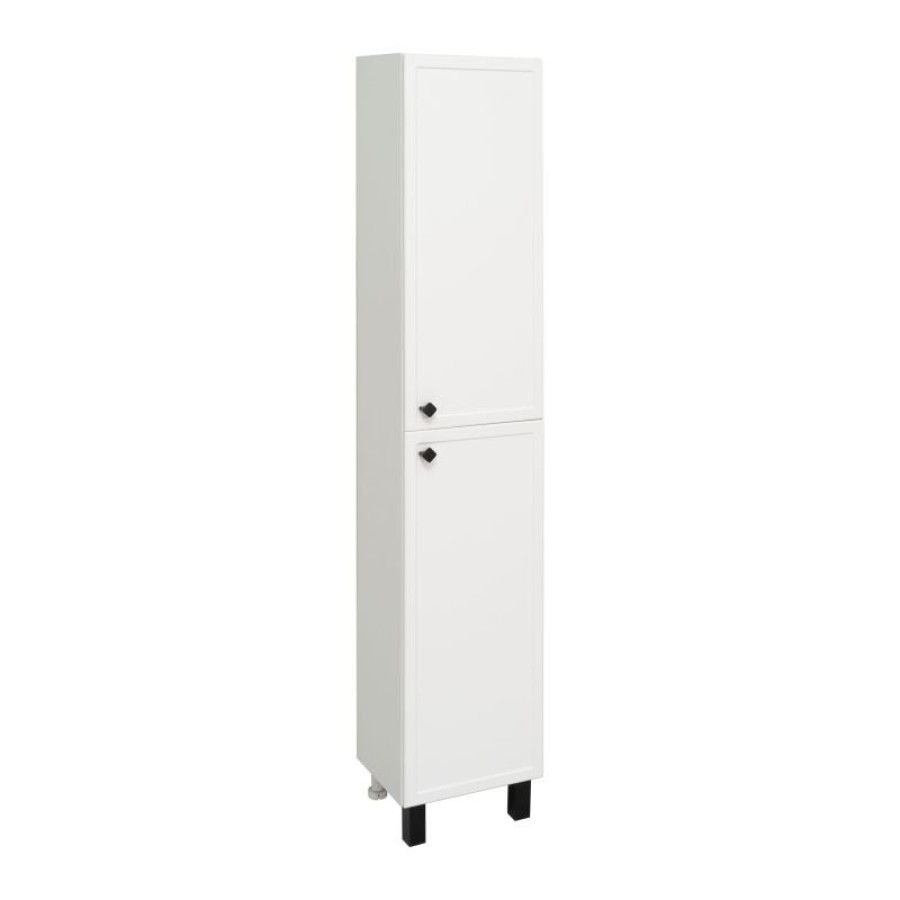 Шкаф пенал Runo Римини 35 R 00-00001253 Белый
