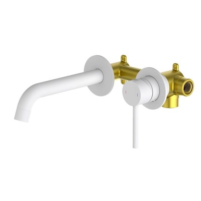 Смеситель для раковины Timo Saona 2372/16SM Белый ма...