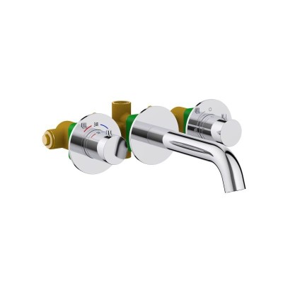 Смеситель для раковины встроенный с термостатом Saon...