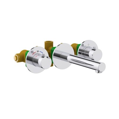 Смеситель для раковины встроенный с термостатом Saon...