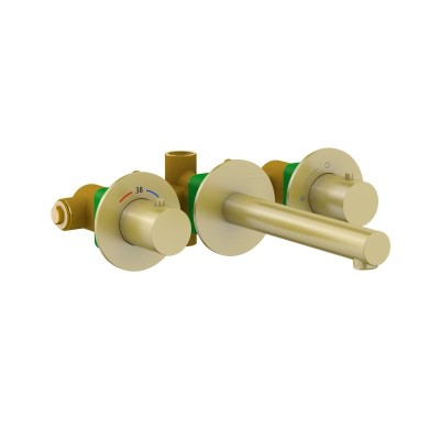 Смеситель для раковины встроенный с термостатом Saon...