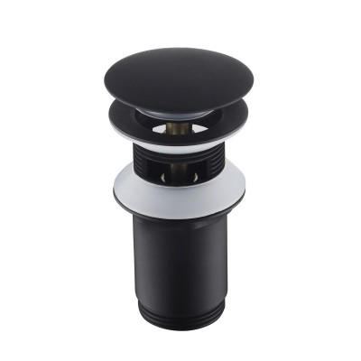 Донный клапан Timo 8011/03 click-clack Черный матовый