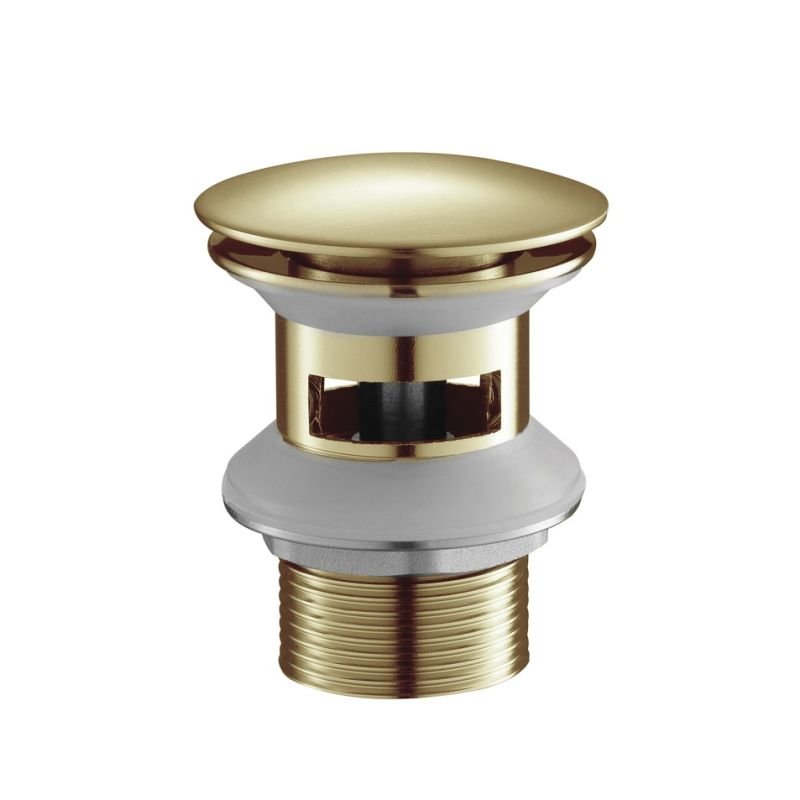 Донный клапан Timo 8011/17 click-clack Золотой матовый Донный клапан Timo 8011/17 click-clack Золотой матовый